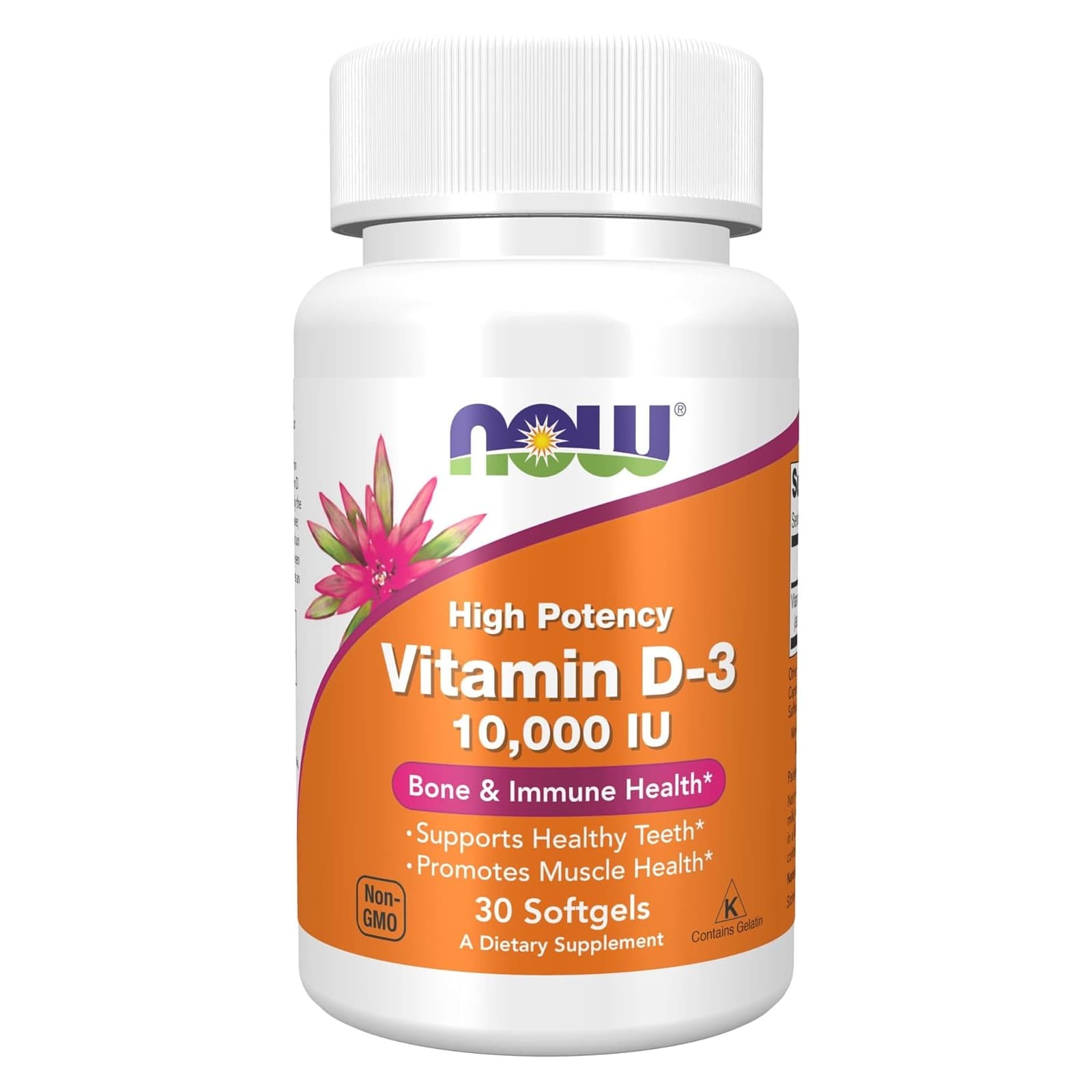 Now Foods Vitamin D-3 10000 IU – 30 Softgels