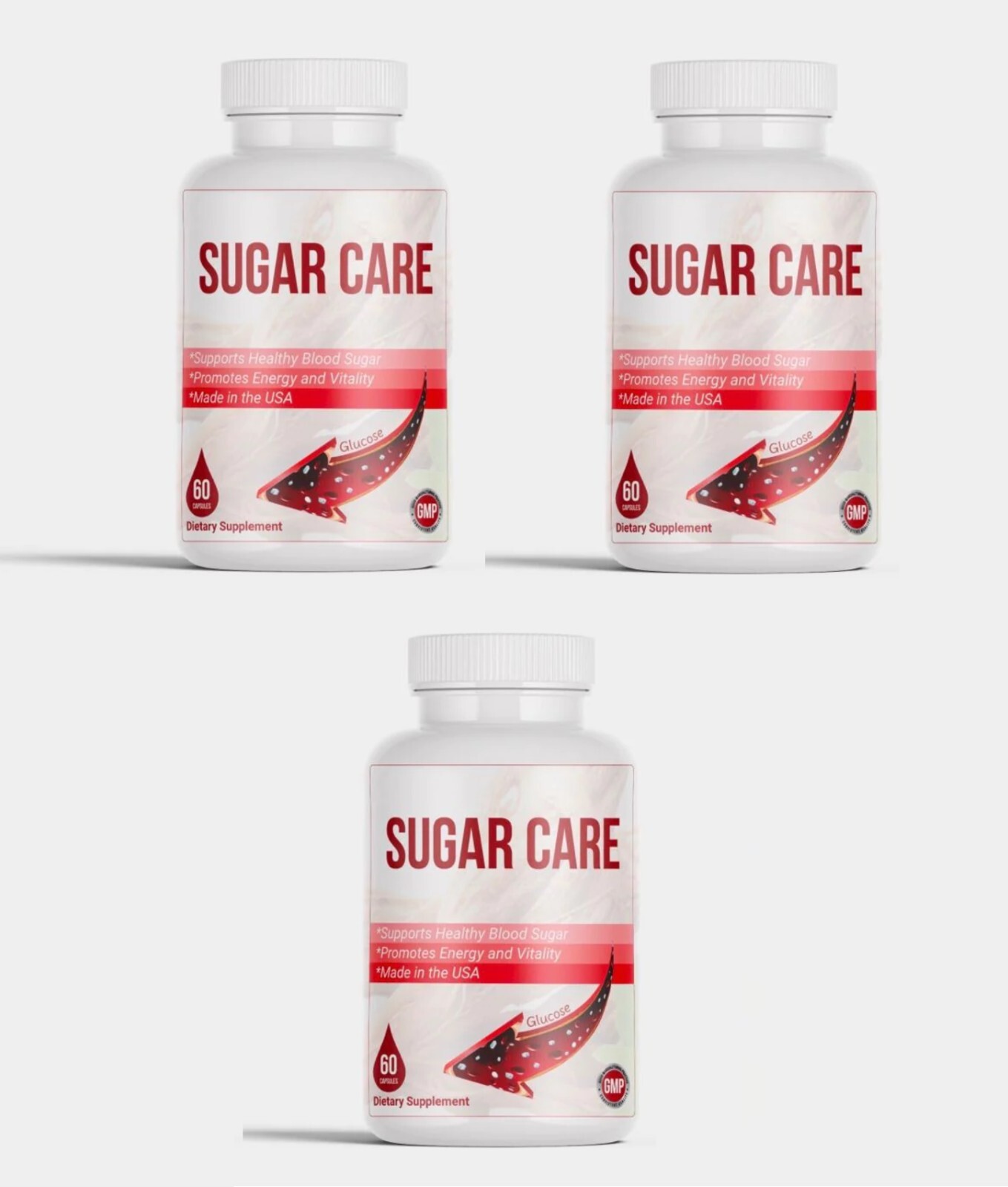 Sugar Care Thảo Dược -On Dinh Duong Huyet(100% Sản Phẩm Chính Hãng USA) 3 Bottle