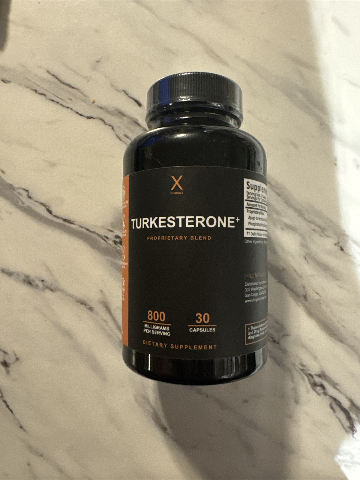 Humanx Turkesterone+ Supplement – 800 mg – 30 capsules – Exp 03/26