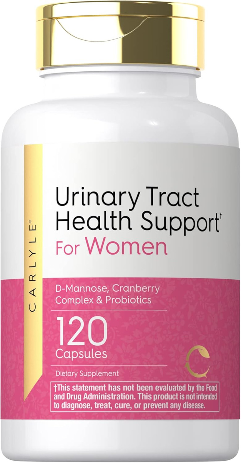 Urinary Tract Health for Women 120 Capsules Relief for Women with D-Mannose, Cra