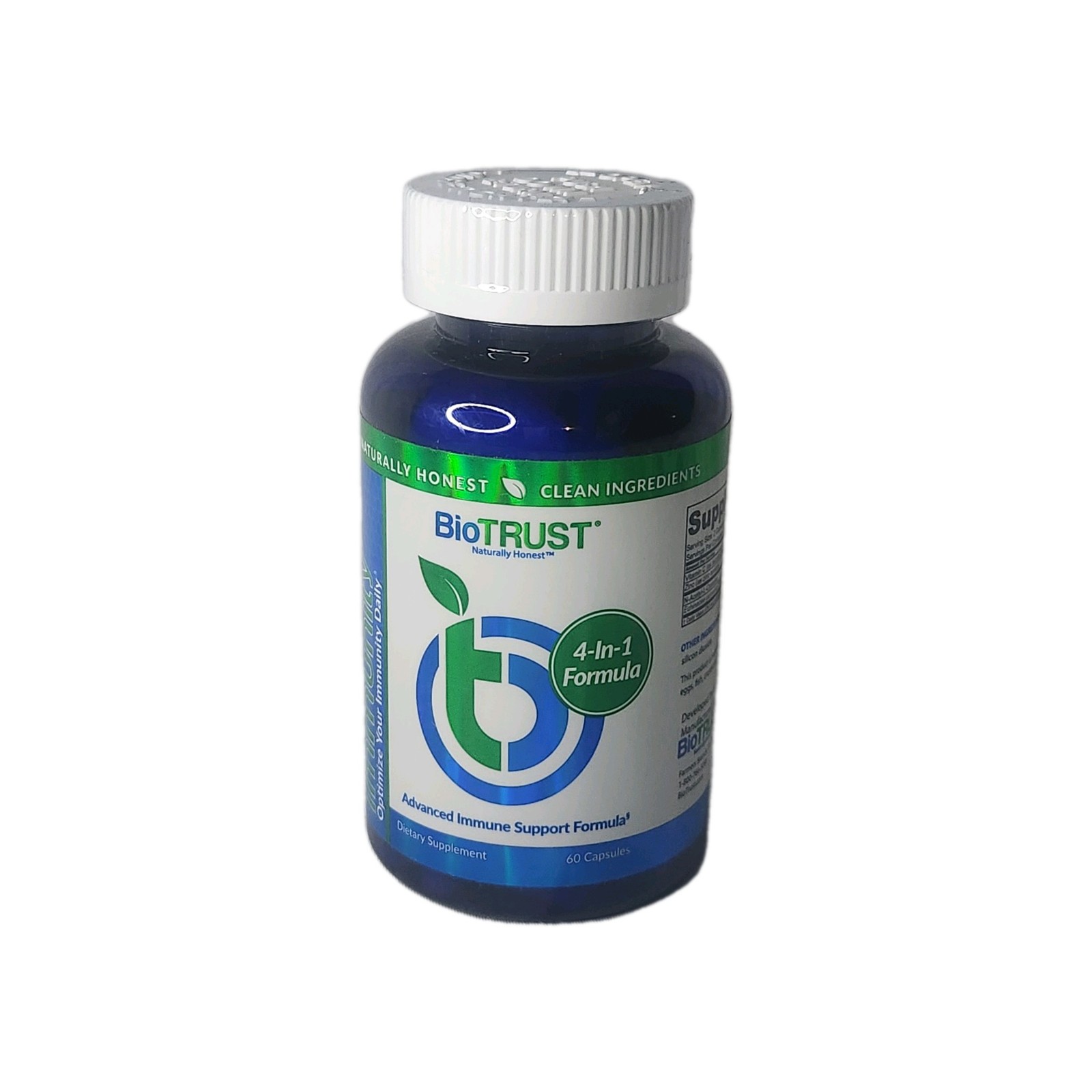 BioTrust Advanced Immune Support Formula 4-in-1 60 Capsules Exp 4/26