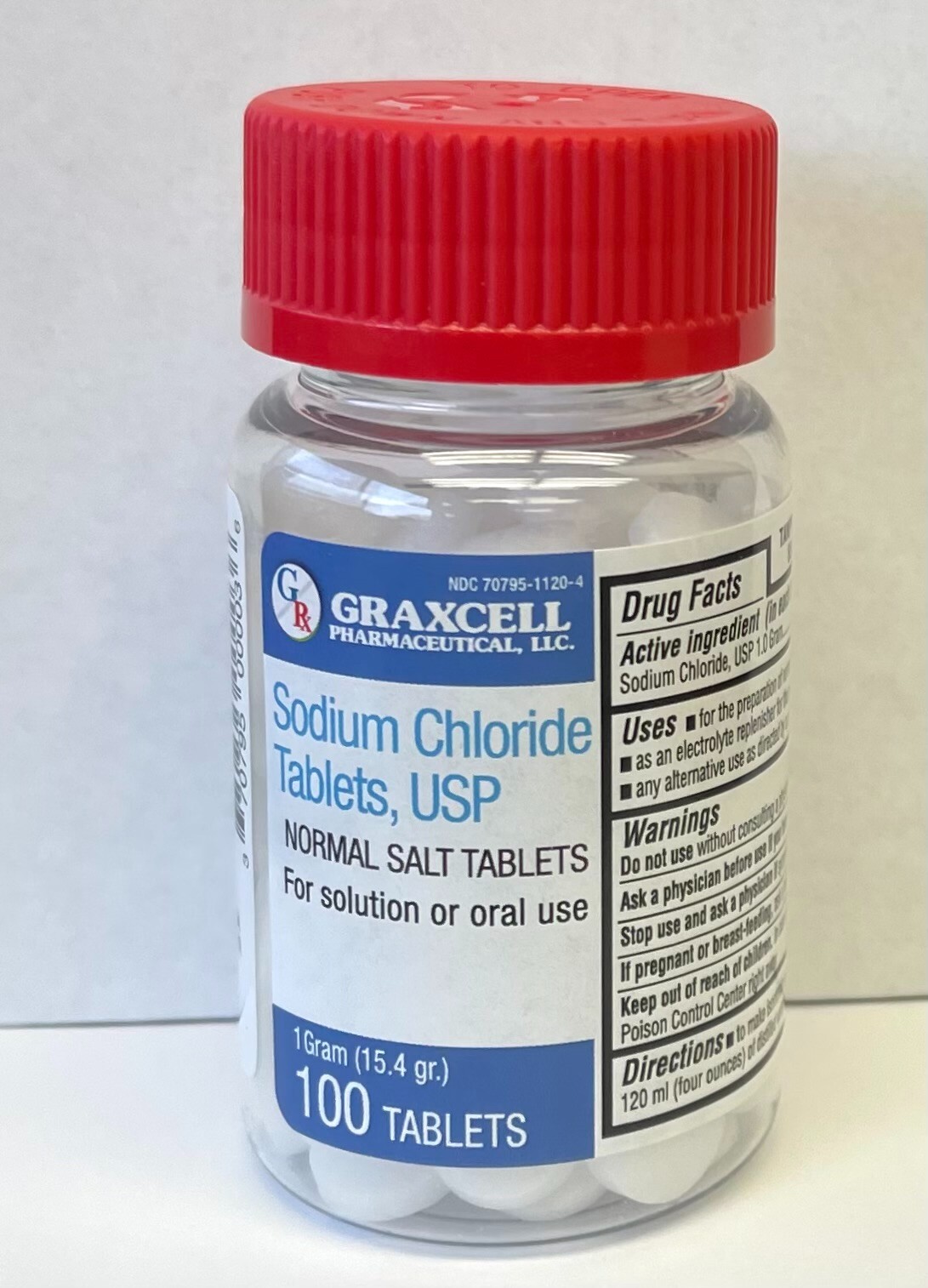SODIUM CHLORIDE 1 GRAM TABLETS 100 COUNT