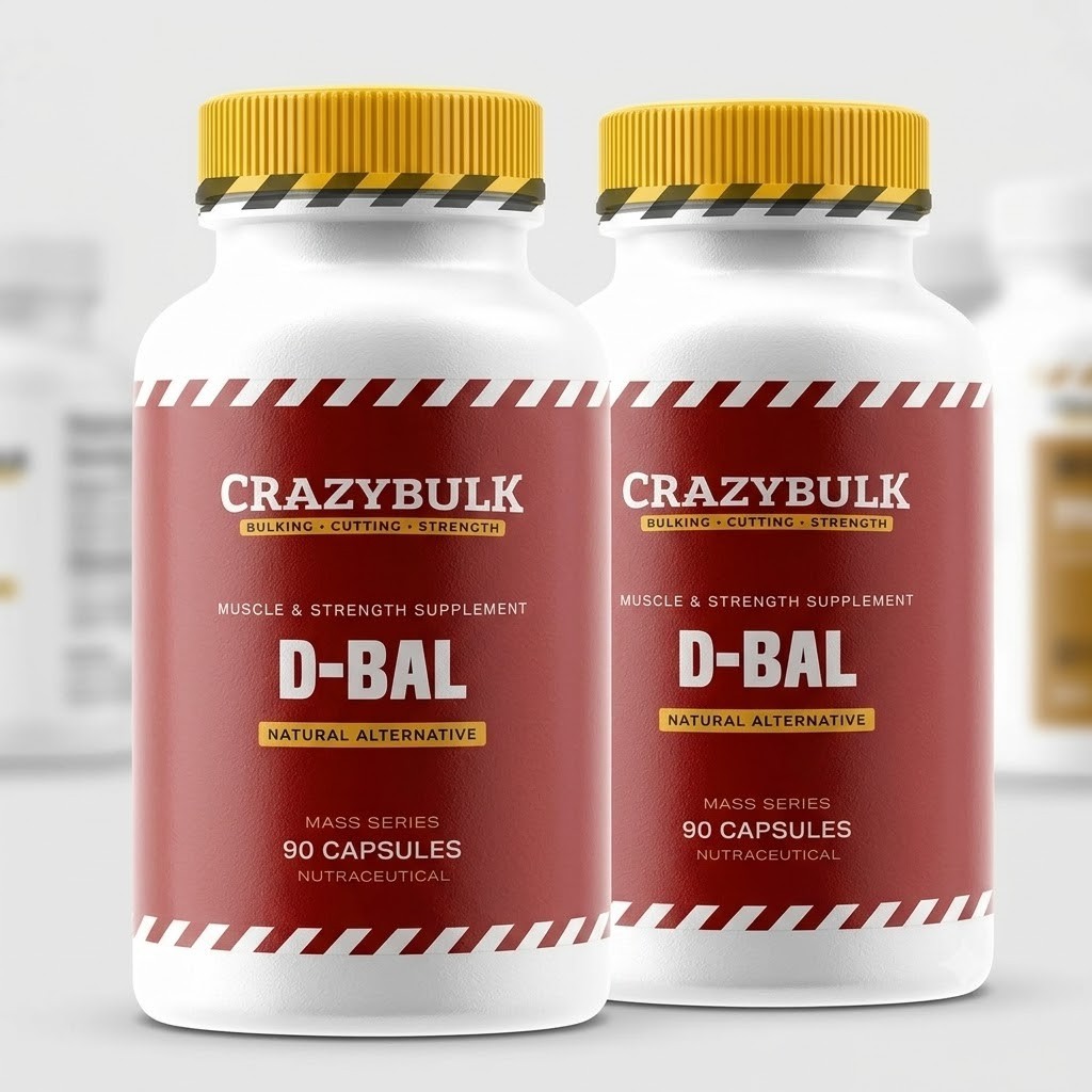 Best Supplement for Muscle Gains Crazy Bulk D BAL 90Capsules Pack Of 2