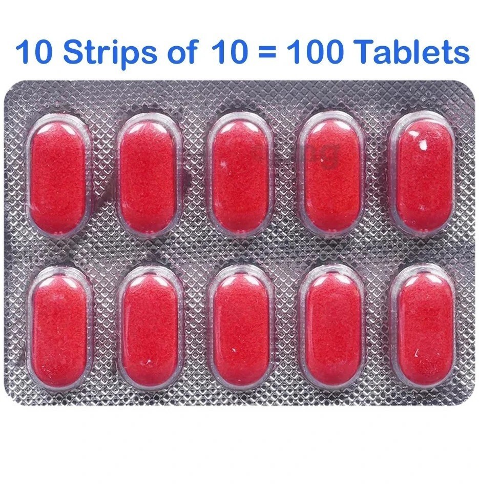 Zincofer Multivitamin 100 Tablets Iron, Vitamin B12, B6, Folic Acid with Zinc P3