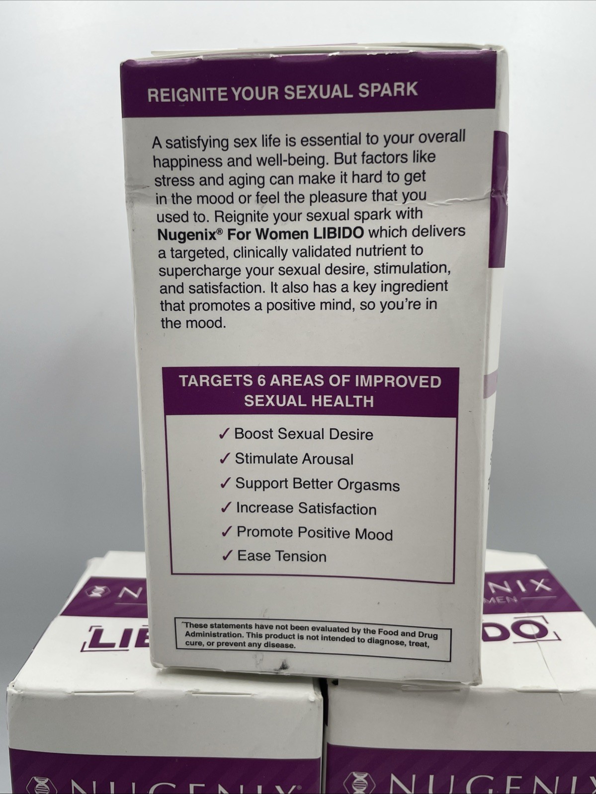 3PK NUGENIX LIBIDO for women 30 caps each EXP 02/27 NEW & SEALED