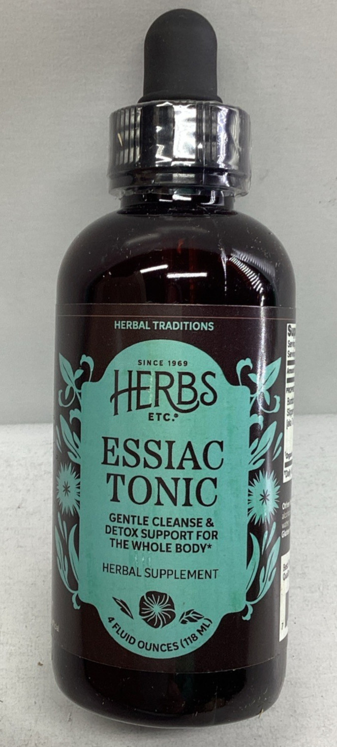 Herbs Etc. Essiac Tonic 4 Fl Oz Exp 10/30/2028