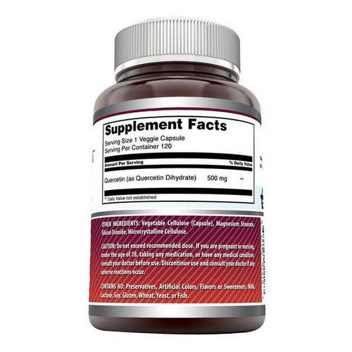 Amazing Formulas Quercetin 120 Veg Caps 500 mg