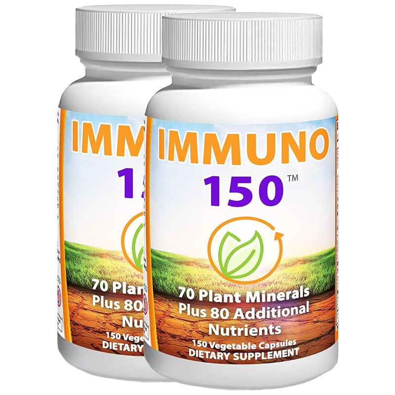 1-3 Pack Immuno 150, Immune Support Supplement, Packed with 70 Plant Minerals