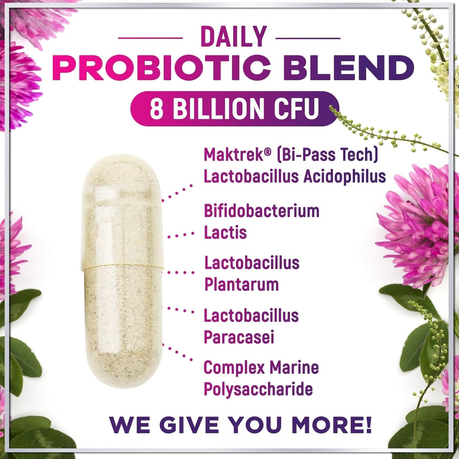 Menopause Supplements for Women, 8 Billion CFU Probiotics with Dong Quai, Chaste