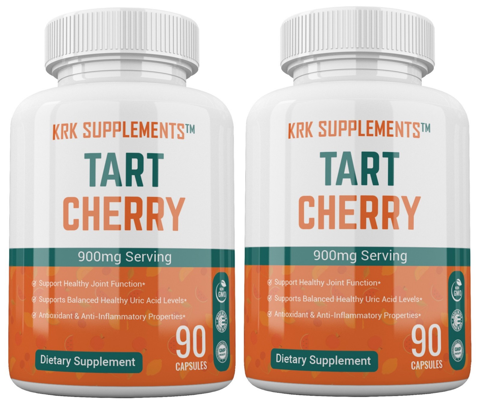 2 Tart Cherry Extract 900mg Gout Joint Pain Arthritis Supplements Anthocyanins
