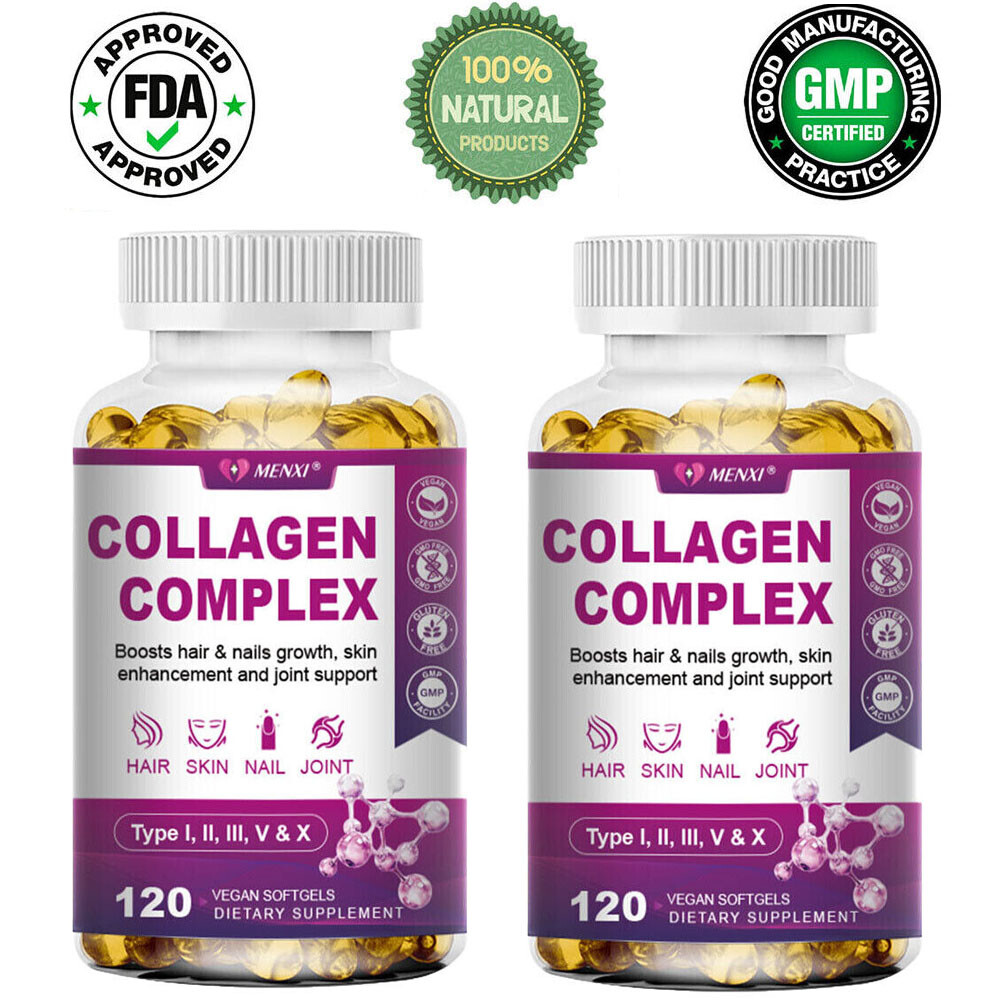 240PCS Collagen Multi-Type Capsules – Wrinkle Reduction & Tendon Repair Aid