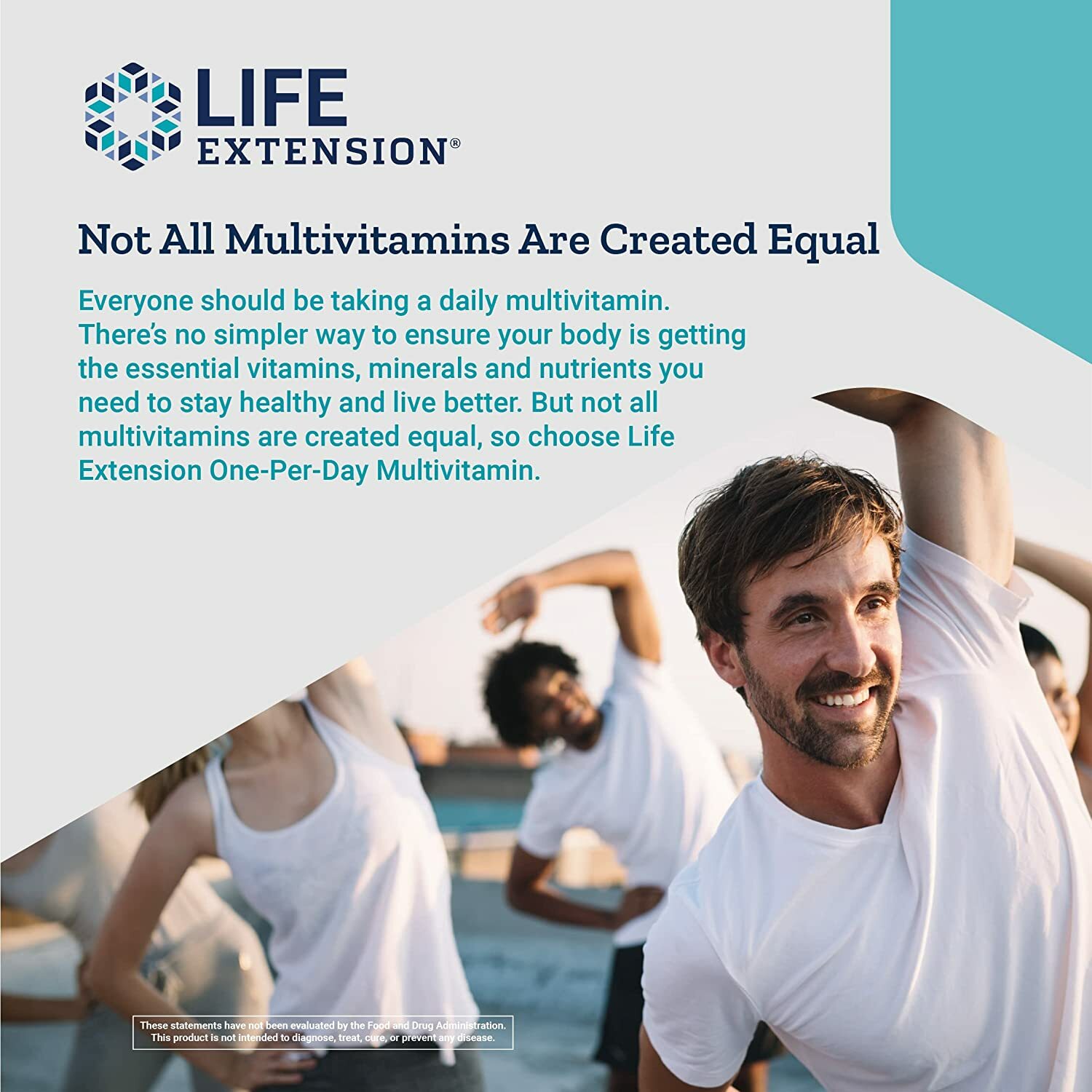 Life Extension One-Per-Day Multivitamin Essential Vitamins, Minerals 60 Tablet