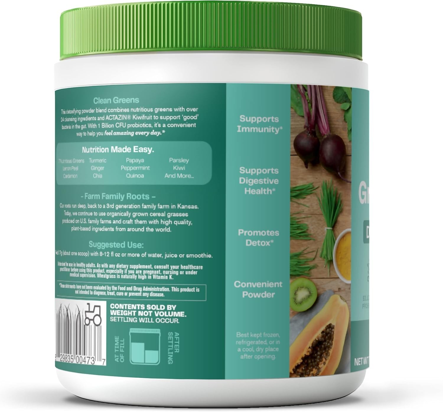 Super Greens Detox Powder – 30 Servings of Nourishing Digestive Support