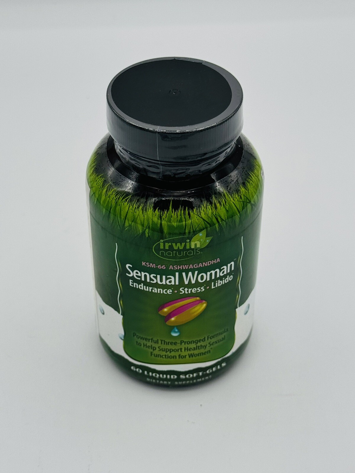 Irwin Naturals Sensual Woman Endurance Stress Libido 60 Soft Gels – Exp: 03/2025
