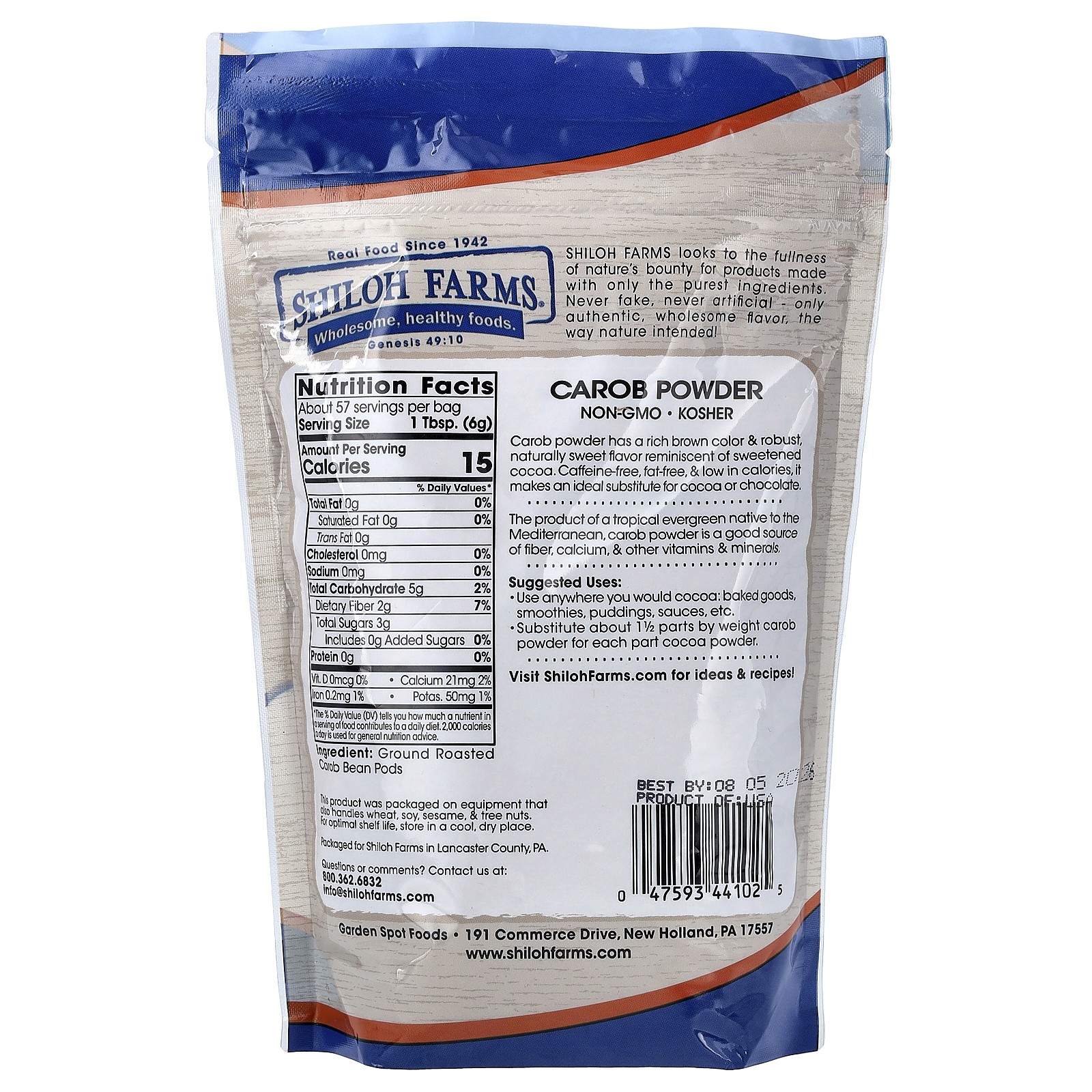 Carob Powder, 12 oz (340 g)