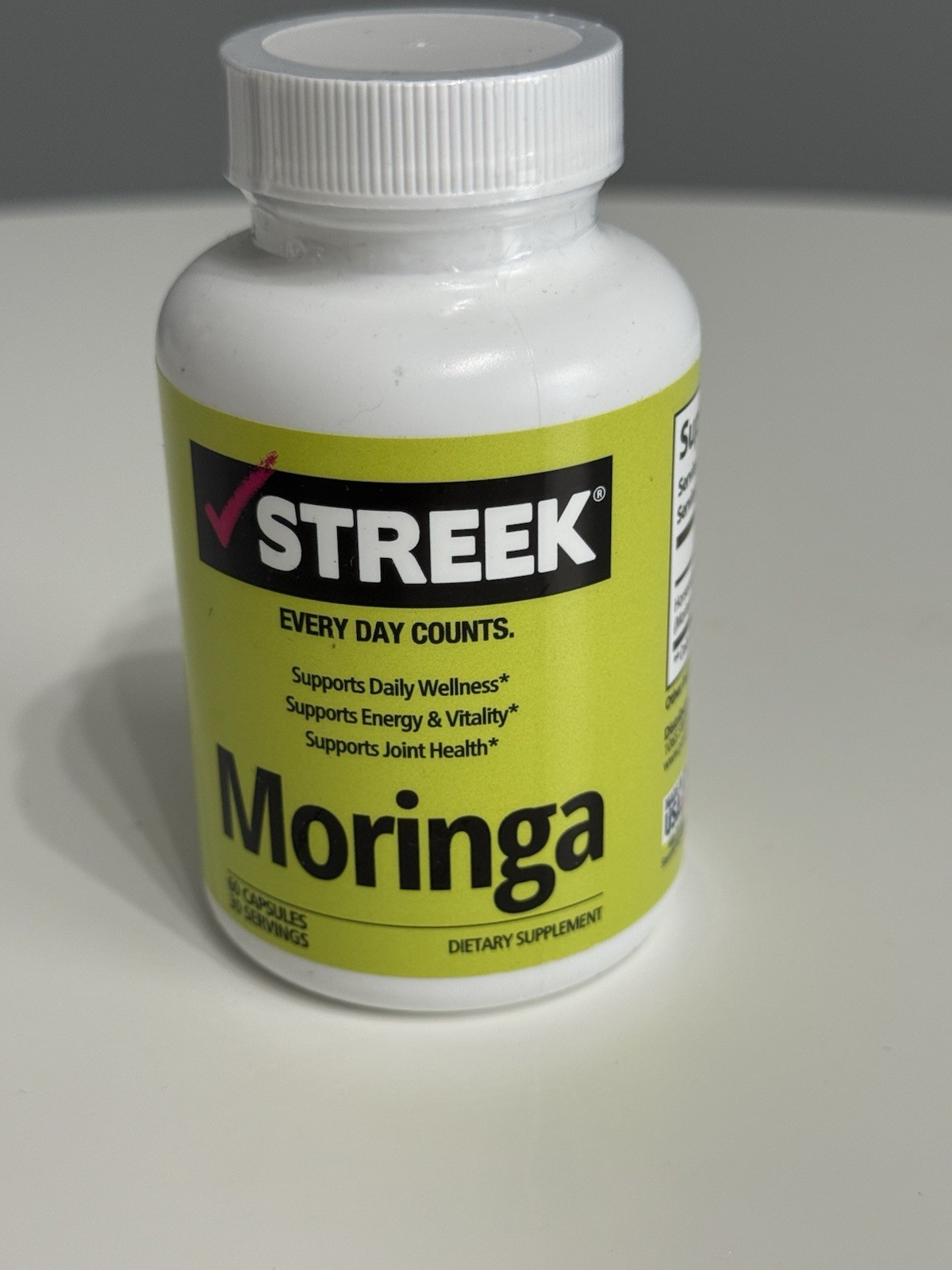 STREEK Moringa – 60 Capsules – EXP 04/2028