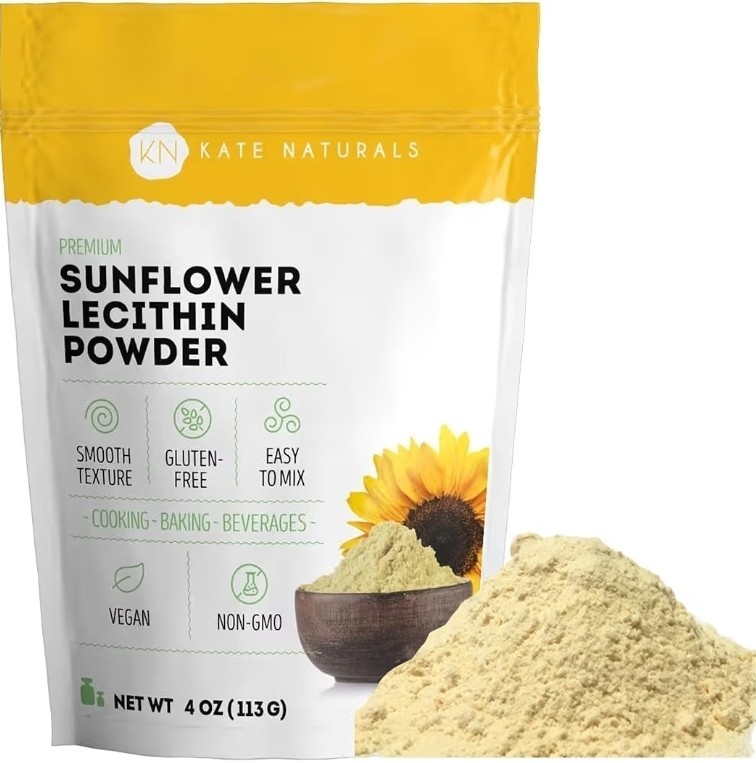 Sunflower Lecithin Powder 4oz Baking Bread Gummies Cooking Non-GMO Vegan