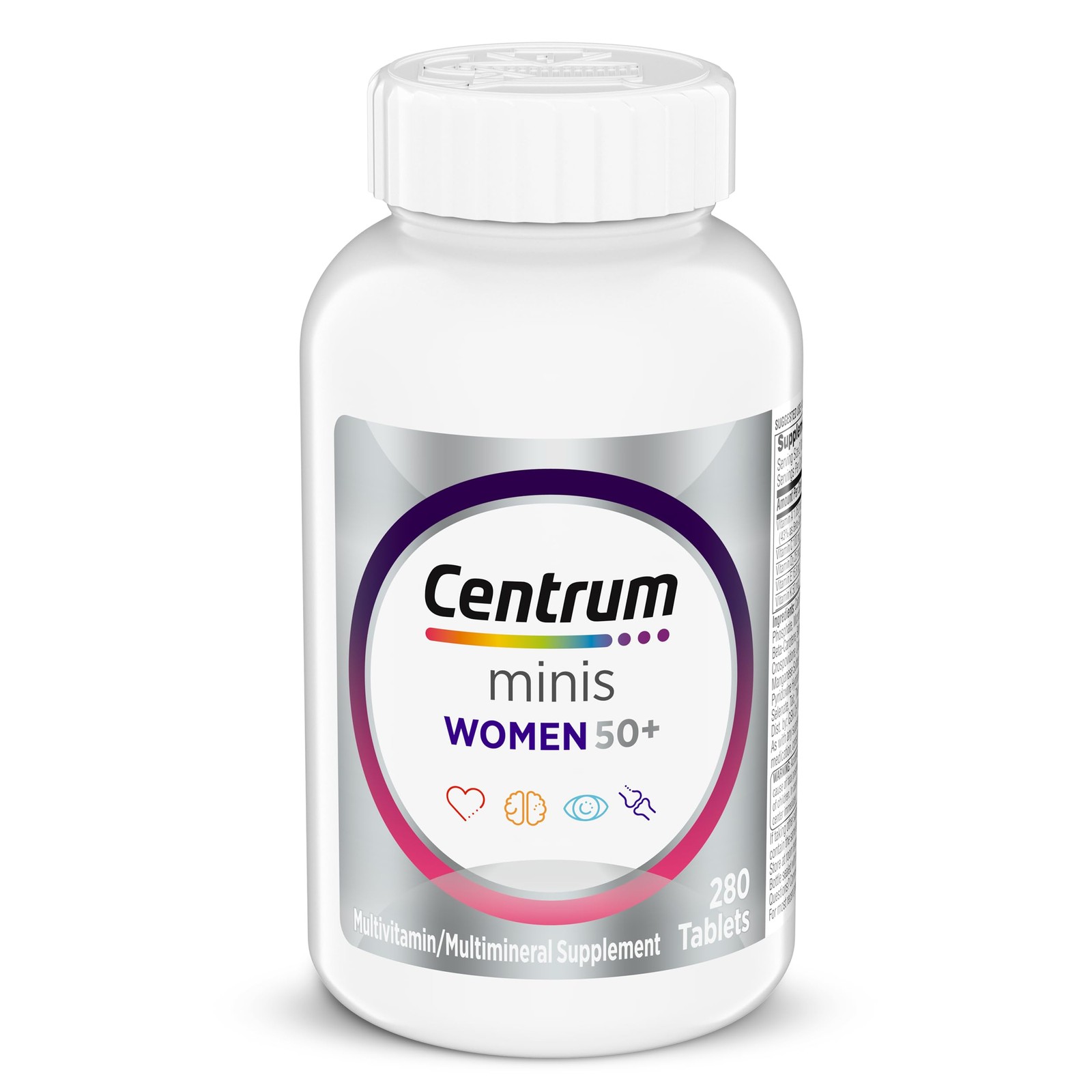Centrum Minis Silver Women’s Multivitamin for Women 50 280 Count (Pack of 1)