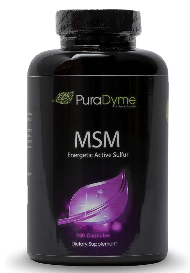 PuraDyme MSM with Cofactor Whole Food Blend – 180 Vegan Capsules