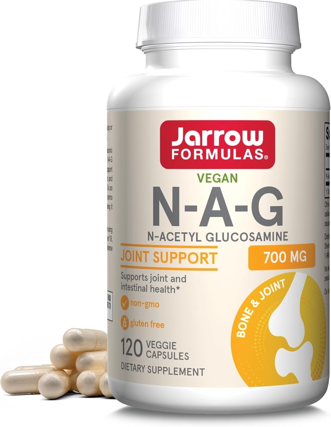 N-A-G 700 mg N-Acetyl Glucosamine: Unflavored Veggie Capsules for Flexibility