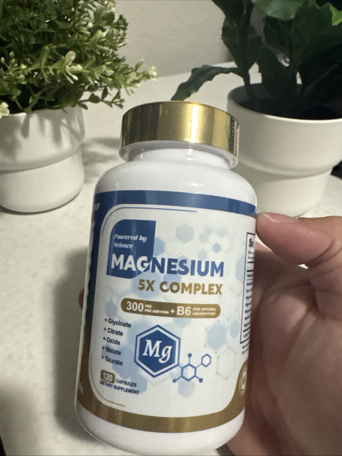 Funrich Magnesium Complex Fast Absorption Supplement 300mg 120 Capsules