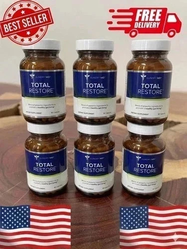 6x Gundry MD Total Restore Gut Health Supplement 90 Capsules Digestive Support.,
