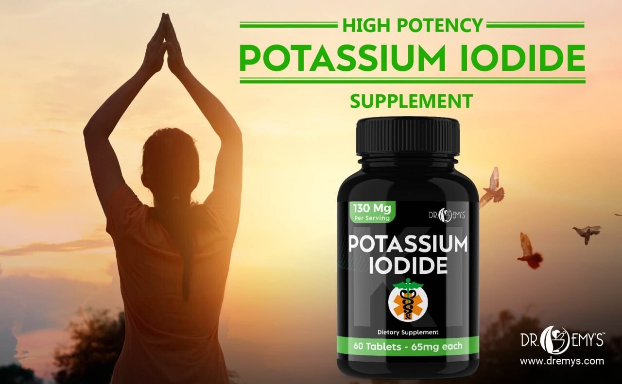 (2PK) – Potassium + Iodide Pills Tablets☆130 mg Supplement☆Survival Kit Fallout