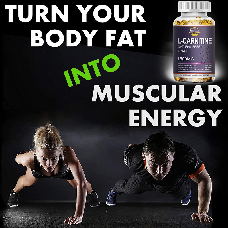 L-Carnitine 1500mg Fat Burner Weight Loss – Metabolism, Energy & Weight Support