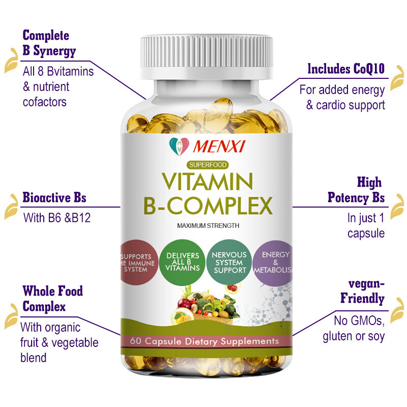 Vitamin B Complex Supplement – Super B Vitamin, Immune Boost, Energy, Metabolism