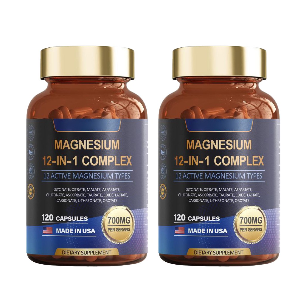 Magnesium Complicated 700mg counts in 1 Magnesium with Supplement 120 12 1-3 PAC