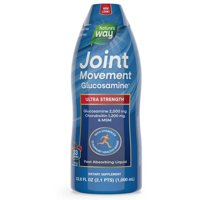 Nature’s Way Joint Movement Glucosamine Liquid, 33.8 fl. oz.