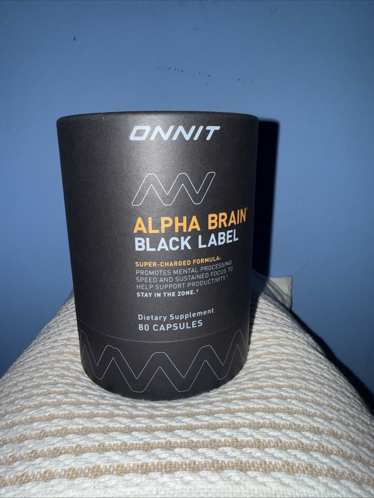 Alpha Brain Black Label Capsule (80Ct) Premium Citicoline Brain Supplement