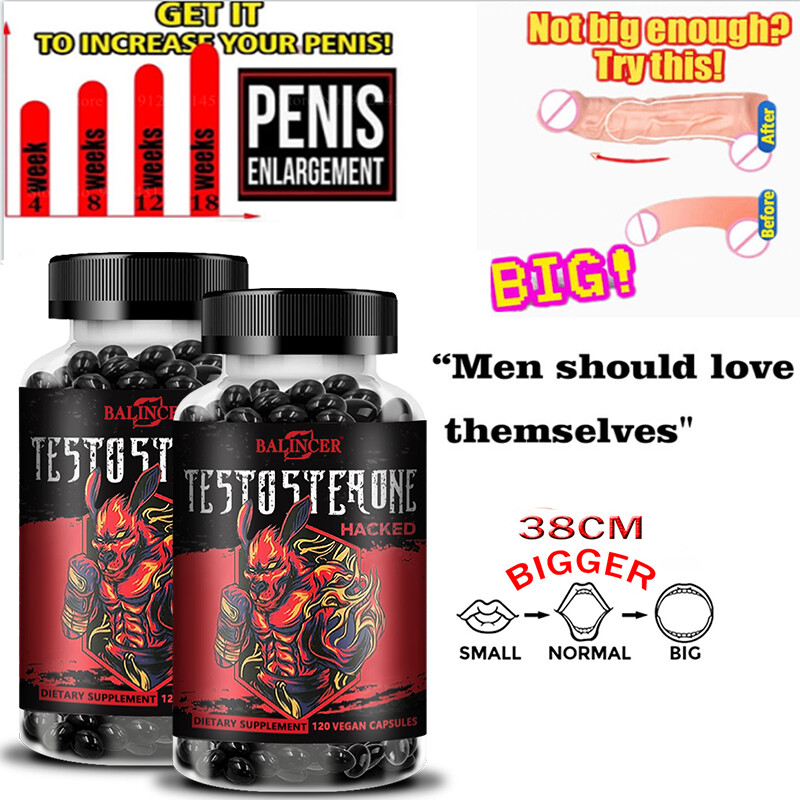 Natural Testosterone Booster – Increase Energy, Improve Muscle Growth 120Capsule
