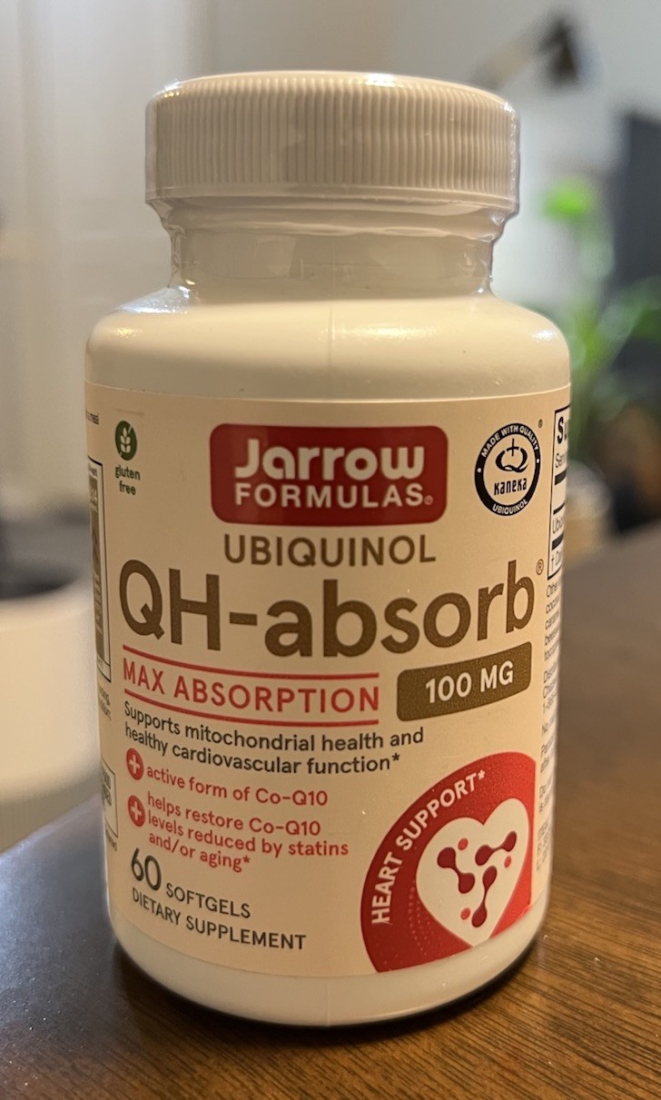 Jarrow Formulas Ubiquinol QH-Absorb Max Absorption Softgels, 60 Pack Exp 08/28
