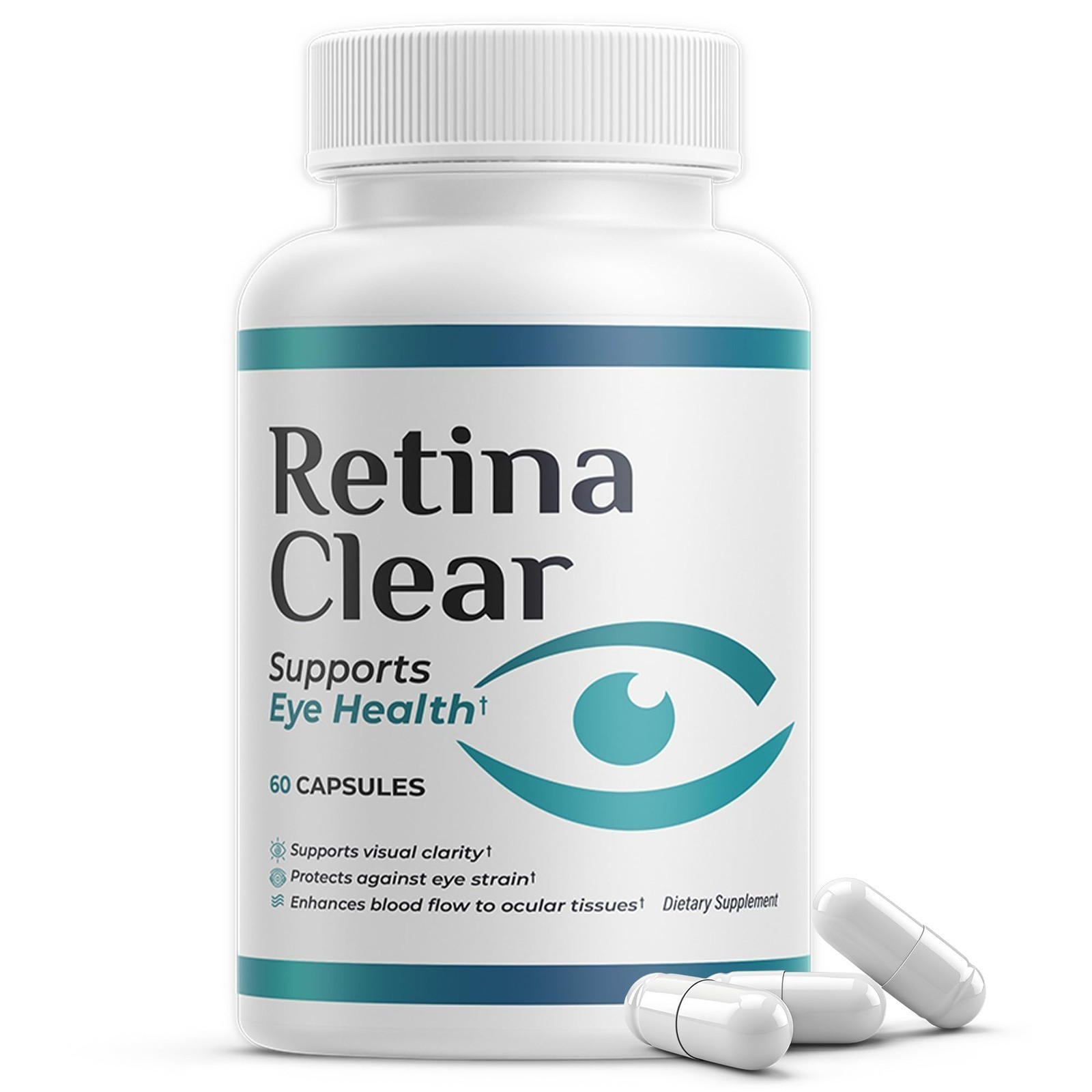 Retina Clear Vision Supports Supplement – Eye Wellness Formula featuring Lutein