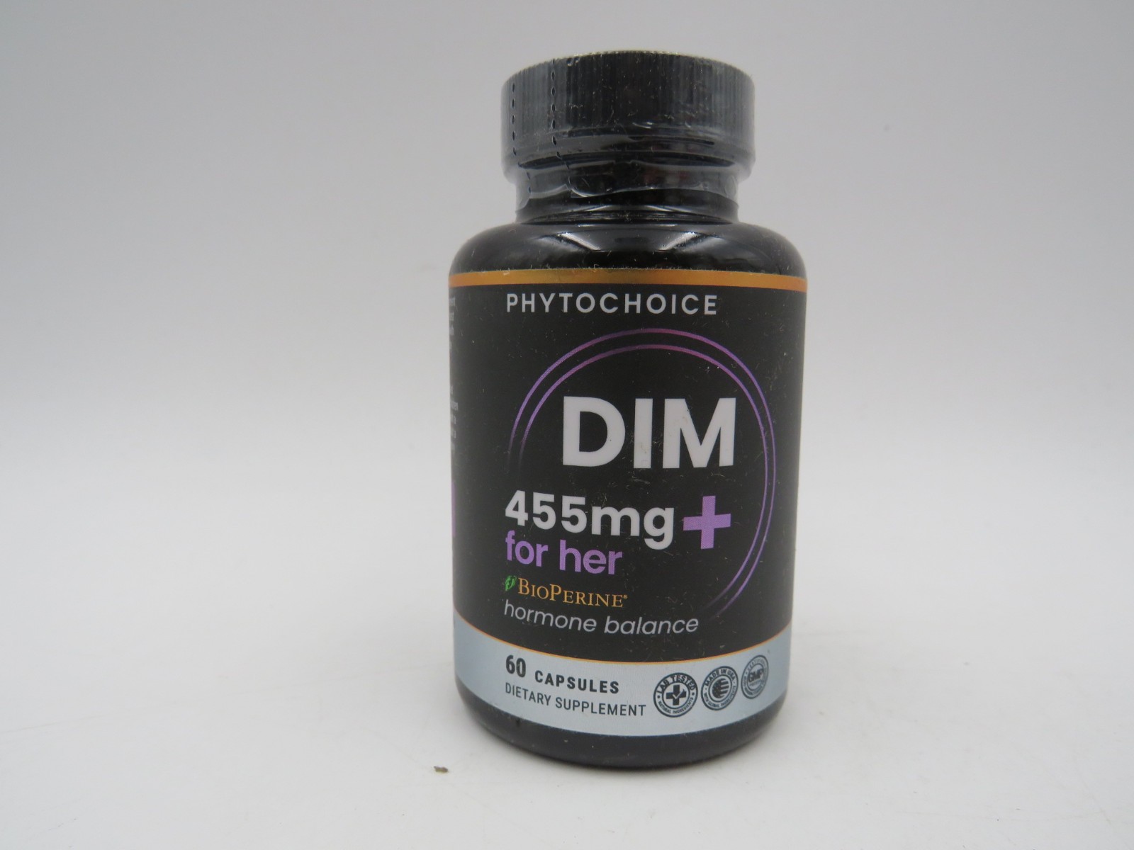 Phytochoice DIM Diindolylmethane 350mg w/ Bioperine & Brocolli Extract Exp 01/28