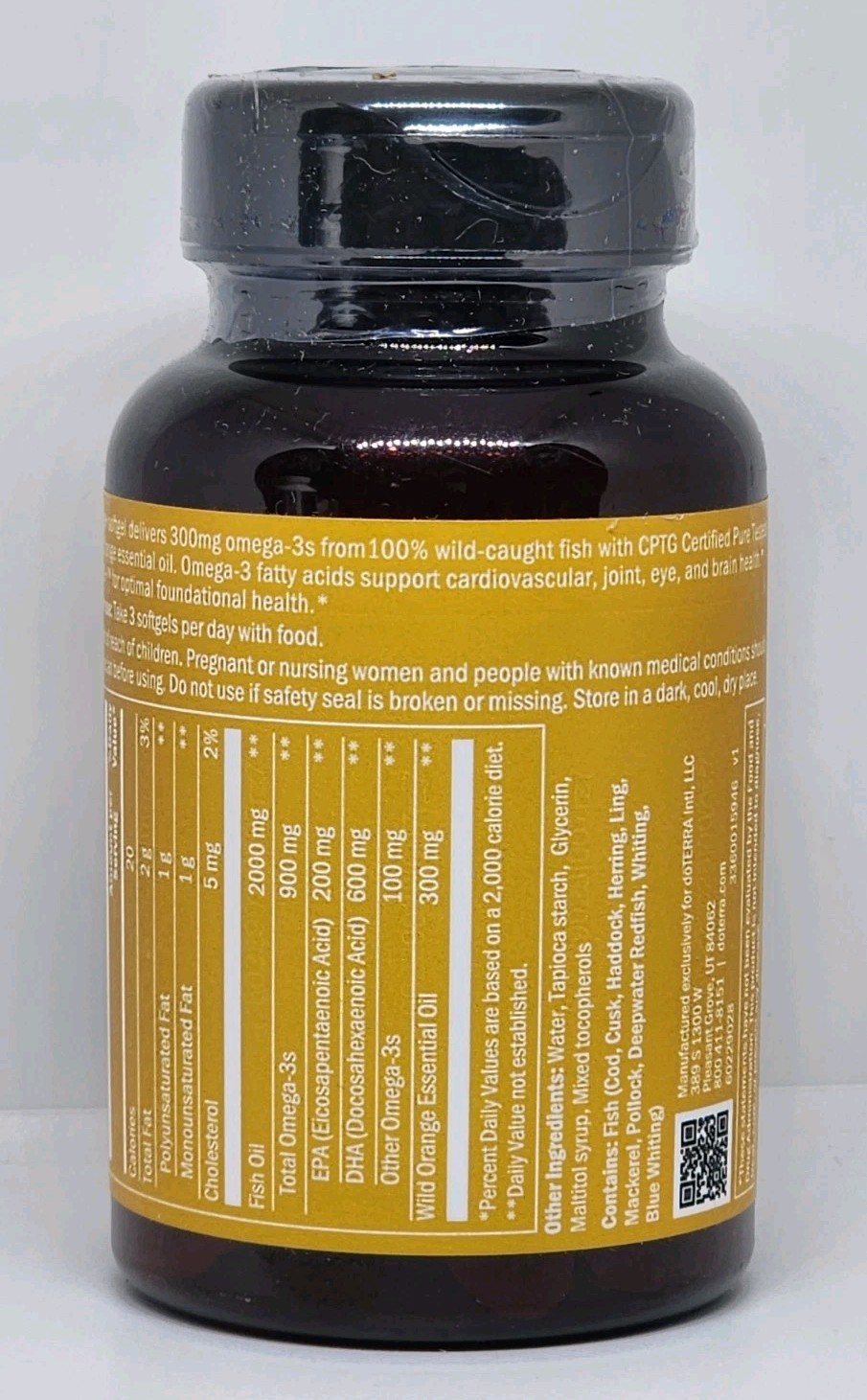 doTERRA EO Mega+ Essential Oil Omega Complex Supplement 90 Softgels Exp. 07/2026