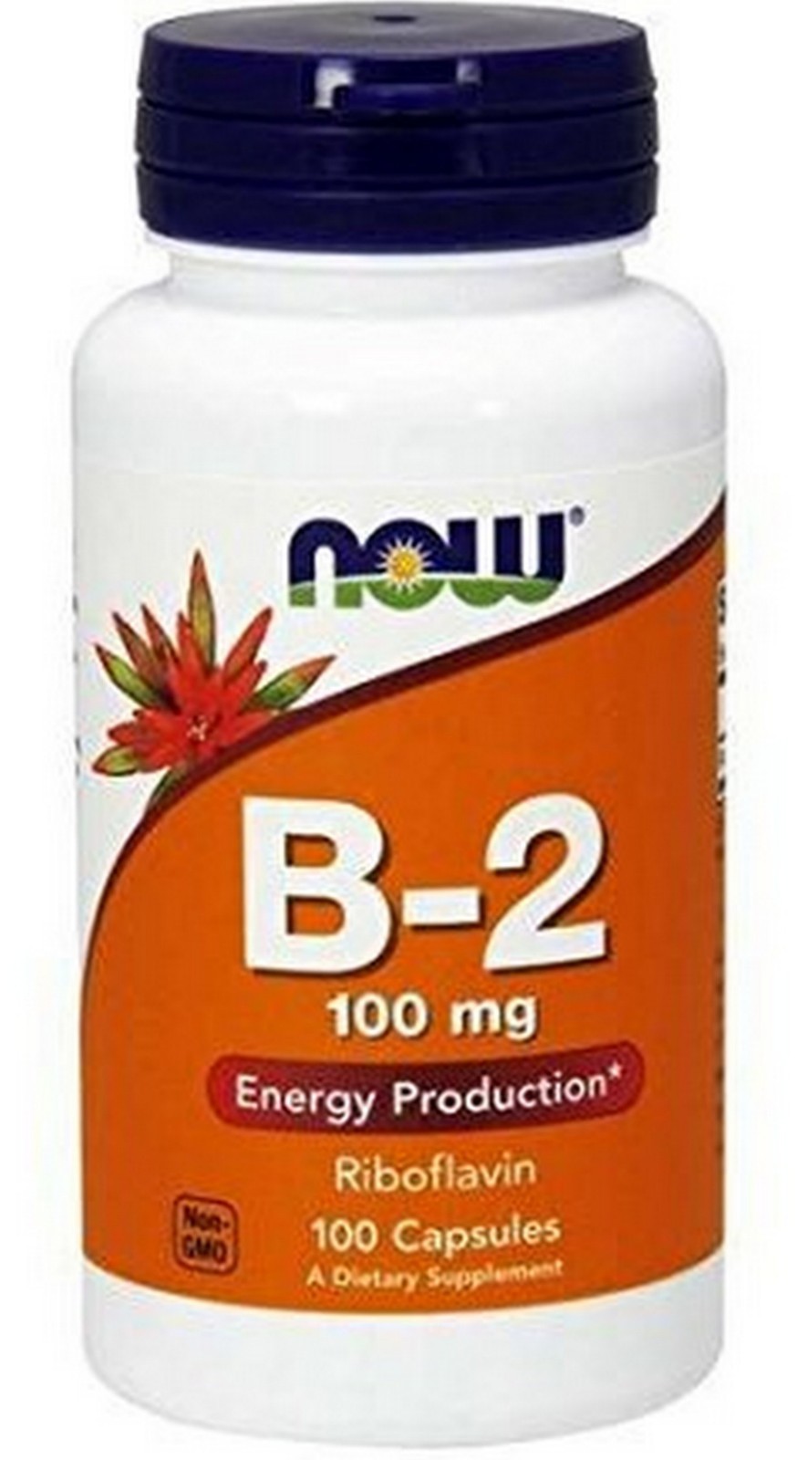 NOW VITAMIN B2 (RIboflavin) 100 mg 100 Capsules- FRESH PHARMACY STOCK ^