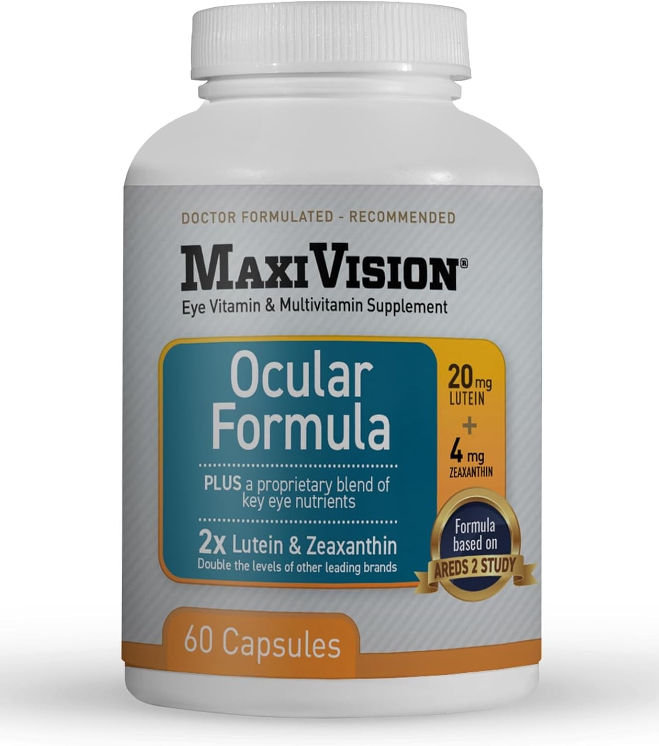 MaxiVision Ocular Formula Lutein and Zeaxanthin 60 Capsules 1 Bottle