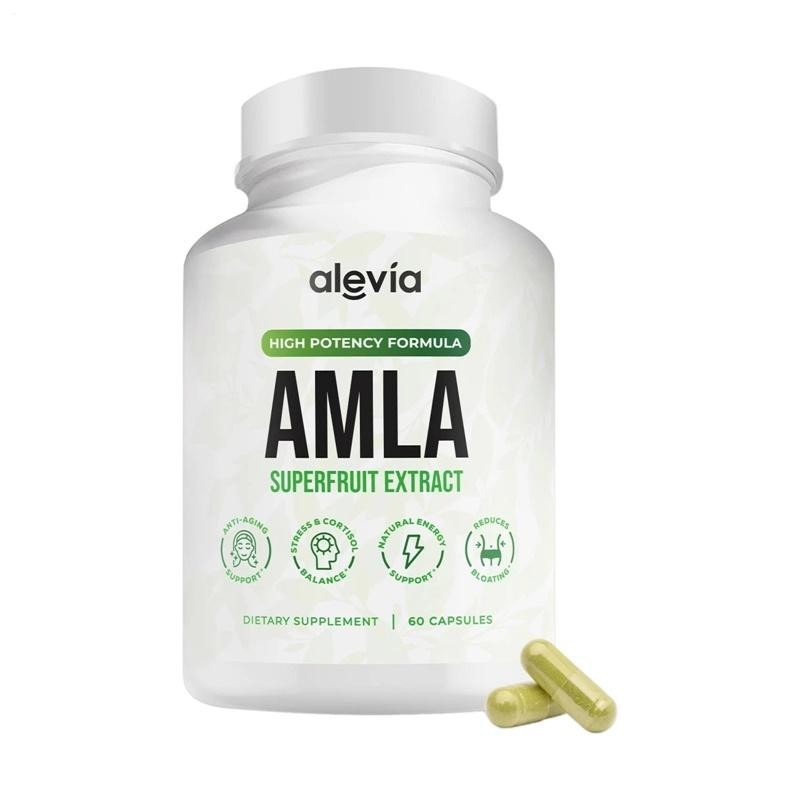 3x Alevia Organic Amla Capsules 1000mg Indian Gooseberry Antioxidant Supplement
