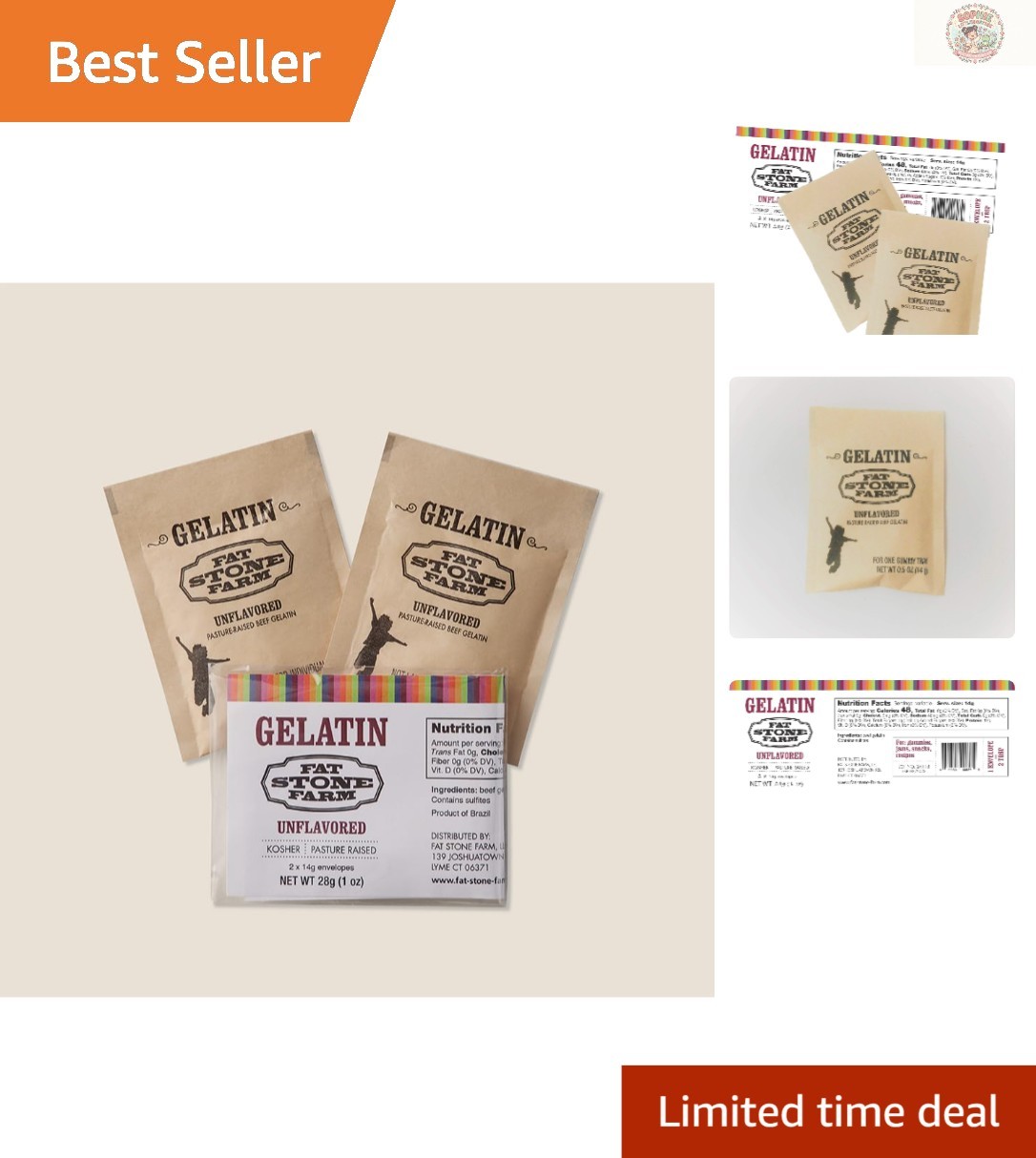 Versatile Unflavored Kosher Beef Gelatin Powder – Ideal for Home Cooking