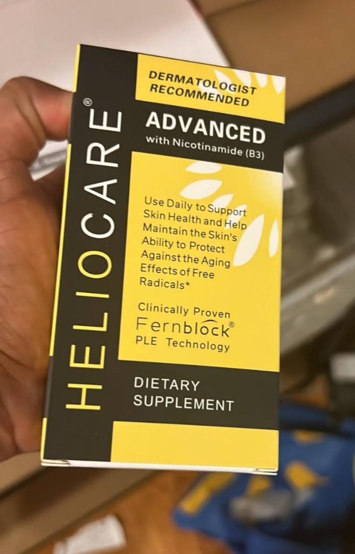 Heliocare Advanced Niacin B3 Dietary Supplement | Daily Wellness Sup – 120 Count