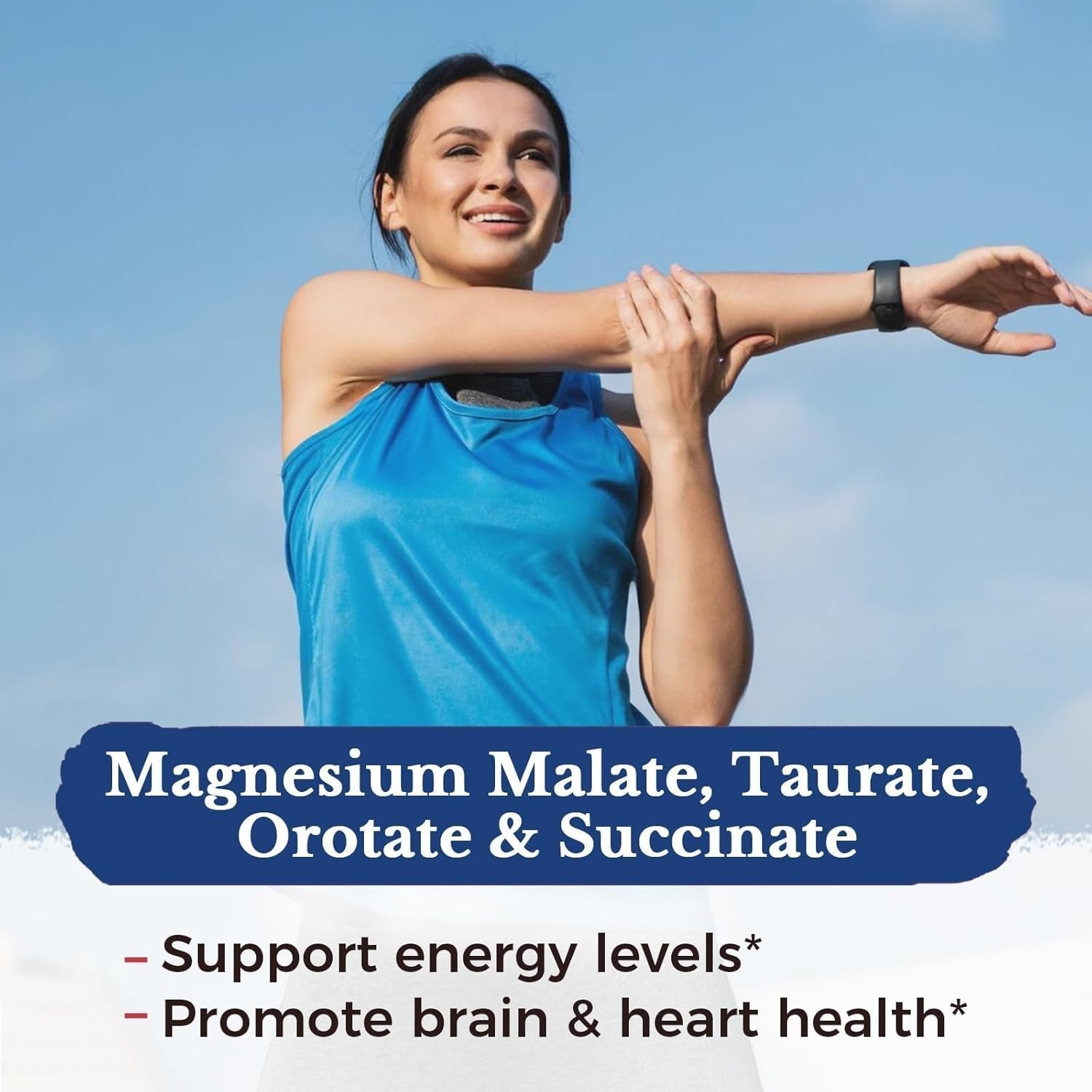 “Vitalitown 10 in 1 Magnesium Complex Supplement – 400mg 90 Count (Pack of 1) “