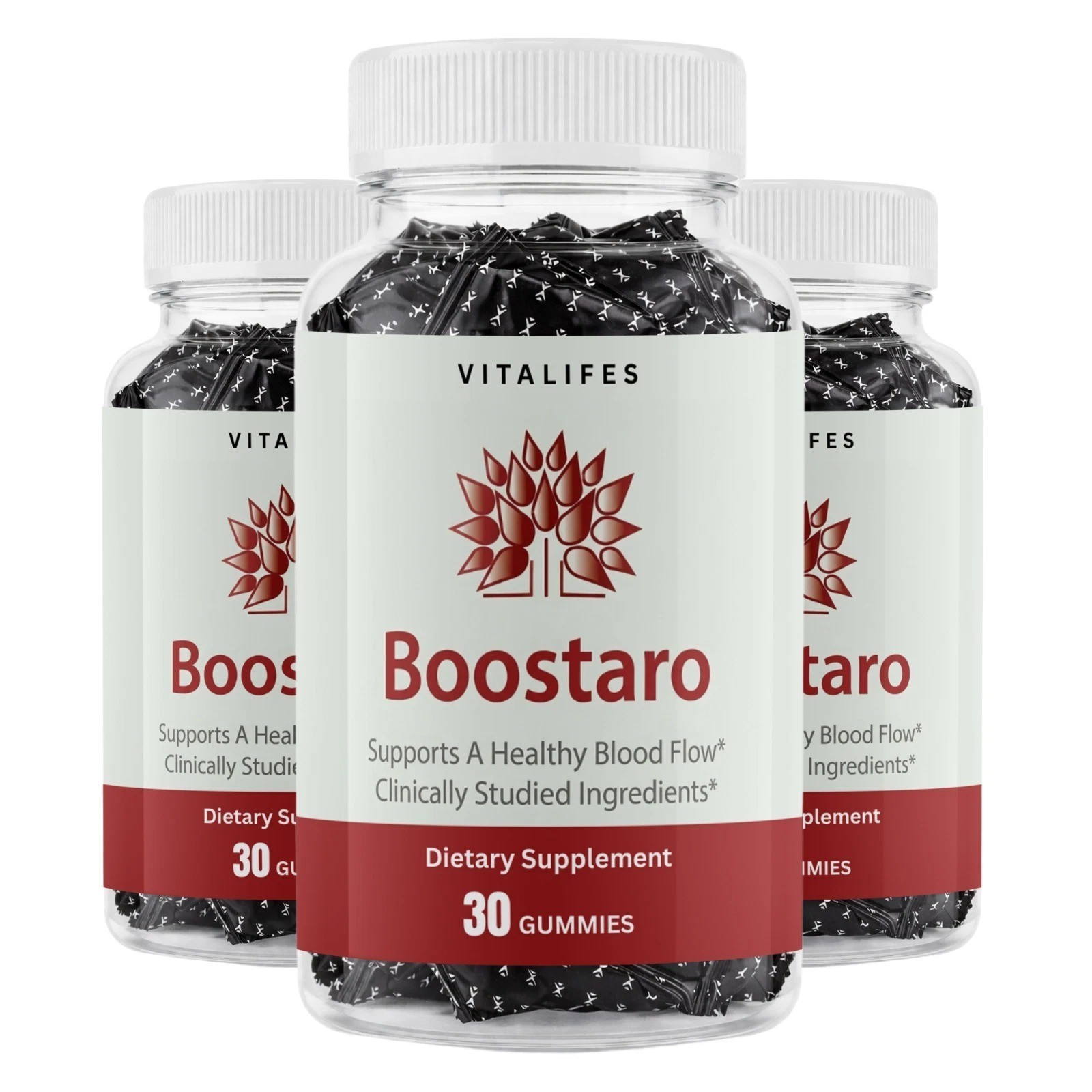 (3 Pack) Boostaro Male Stamina Gummies for Advanced Blood Flow Support 30Gummies