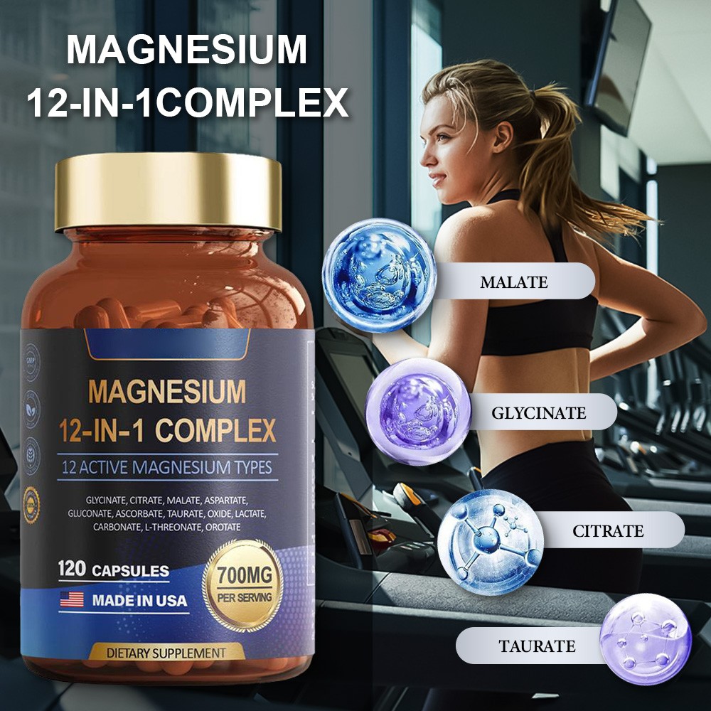 Magnesium Complicated 700mg counts in 1 Magnesium with Supplement 120 12 1-3 PAC