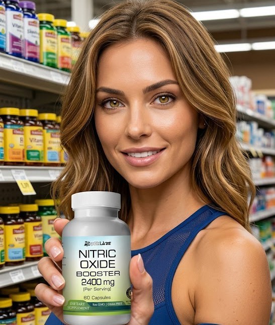 Nitric Oxide Booster Capsules 2400mg Per Serving – No.1