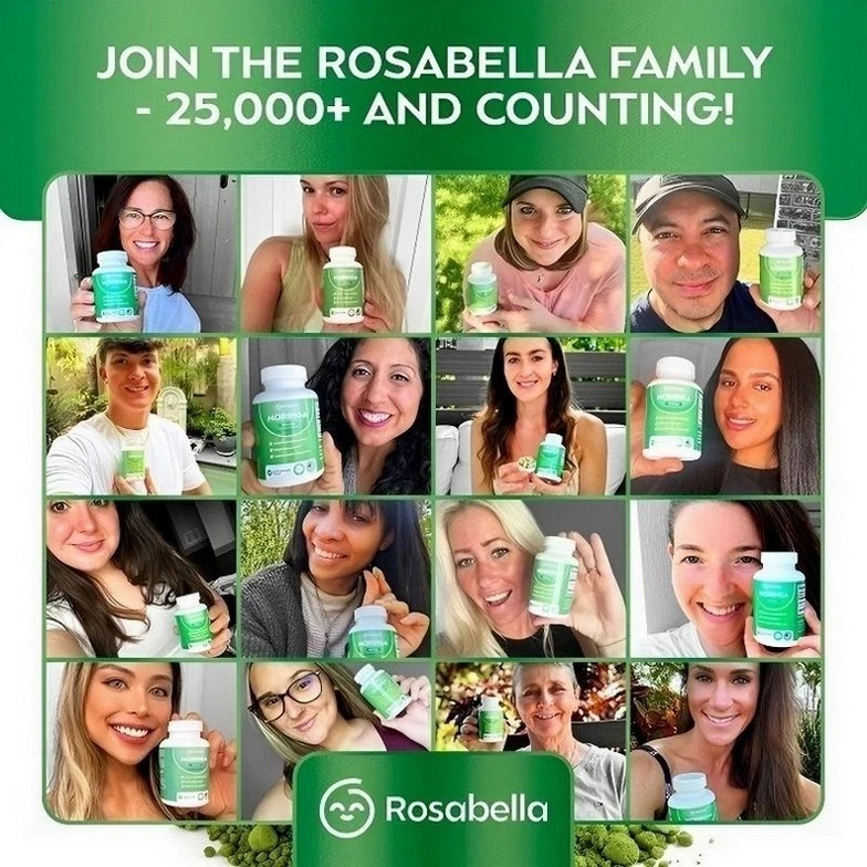 3PACKS RosabeIIa Superfood Capsules-Pure Moringa Powder, Skin&Gut Health Moringa