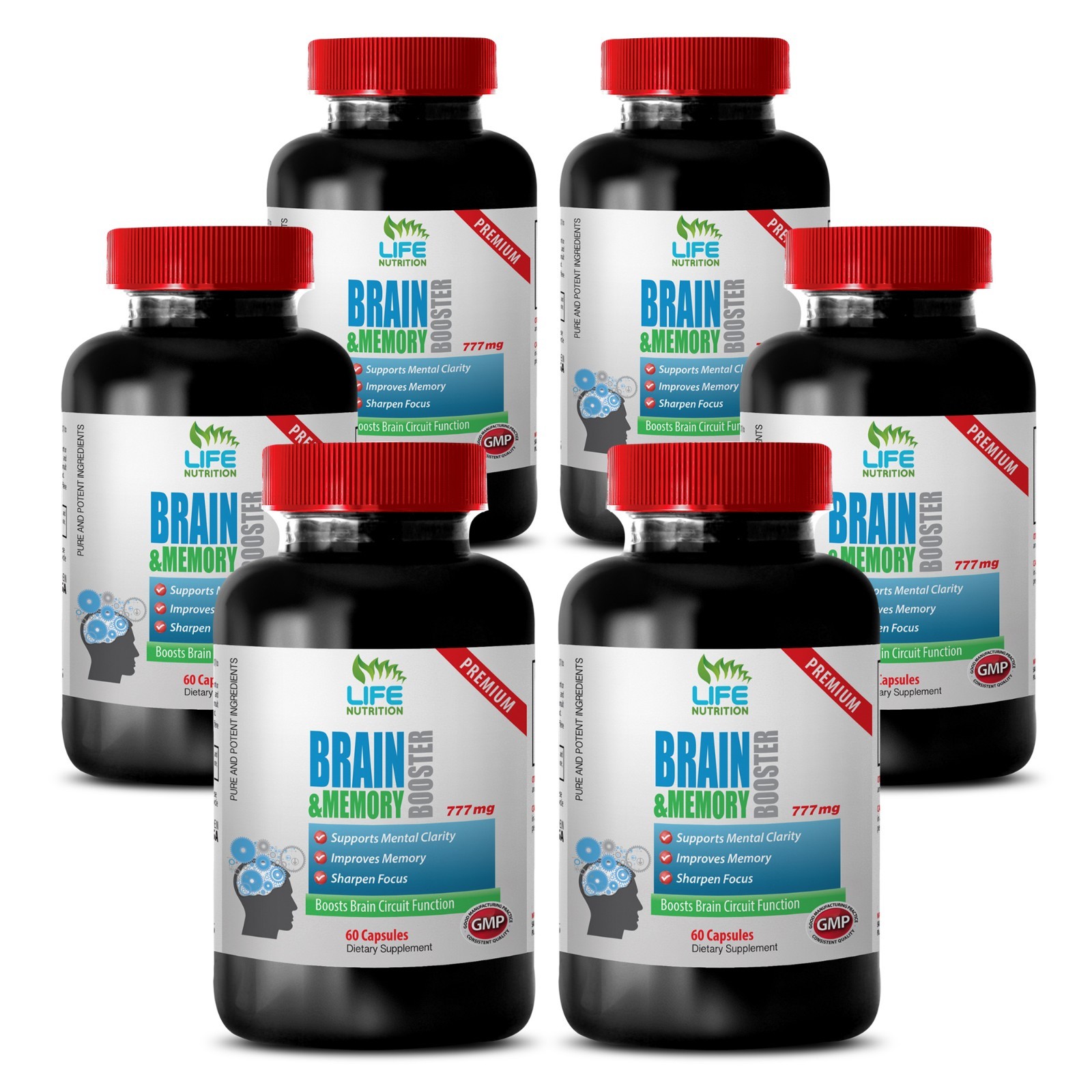 Improves Memory Functions – Memory & Brain Booster 775mg – DMAE Bitartrate 6B