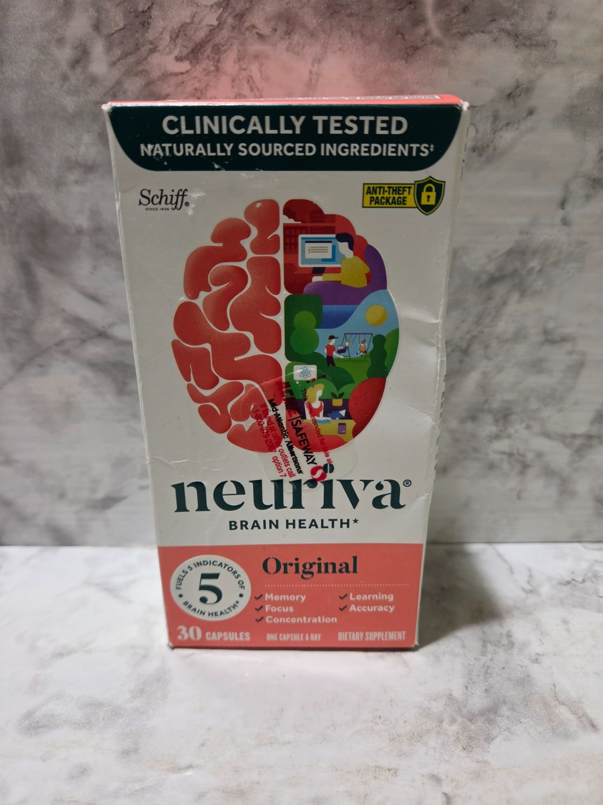 Neuriva Brain Health Original 30 Capsules 8/2027