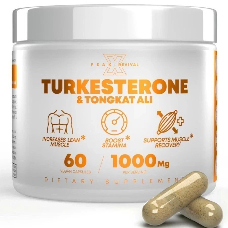 Turkesterone 1000 Mg Natural Capsules Supplement Muscle Growth & Recovery NEW